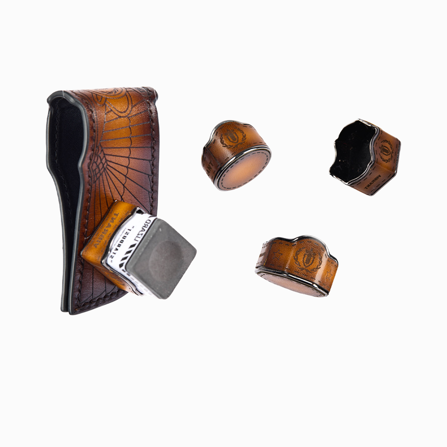 Lizard Chalk Holder Scanwing Series#color_amber-brown