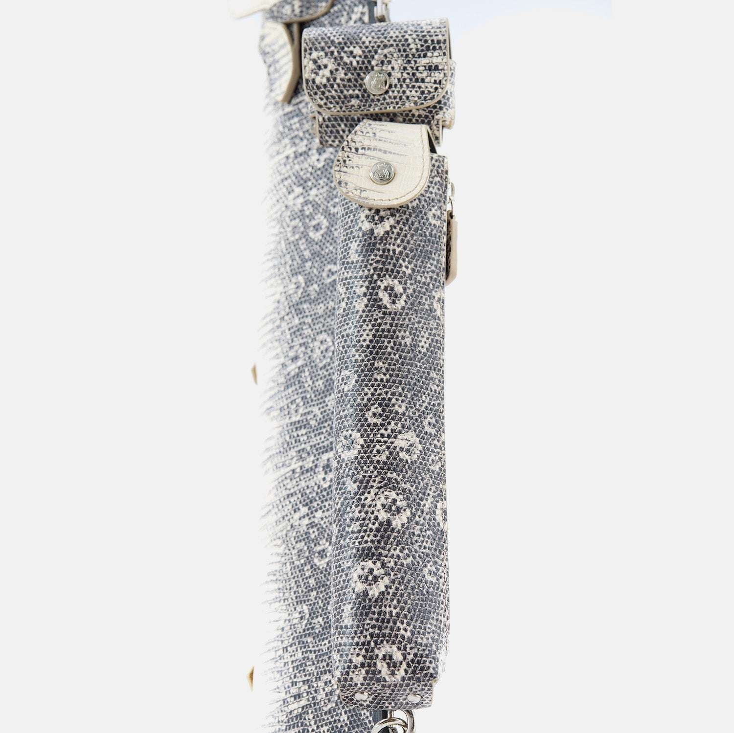 Lizard Lizard-embossed Knife Series Cue Case 2B3S