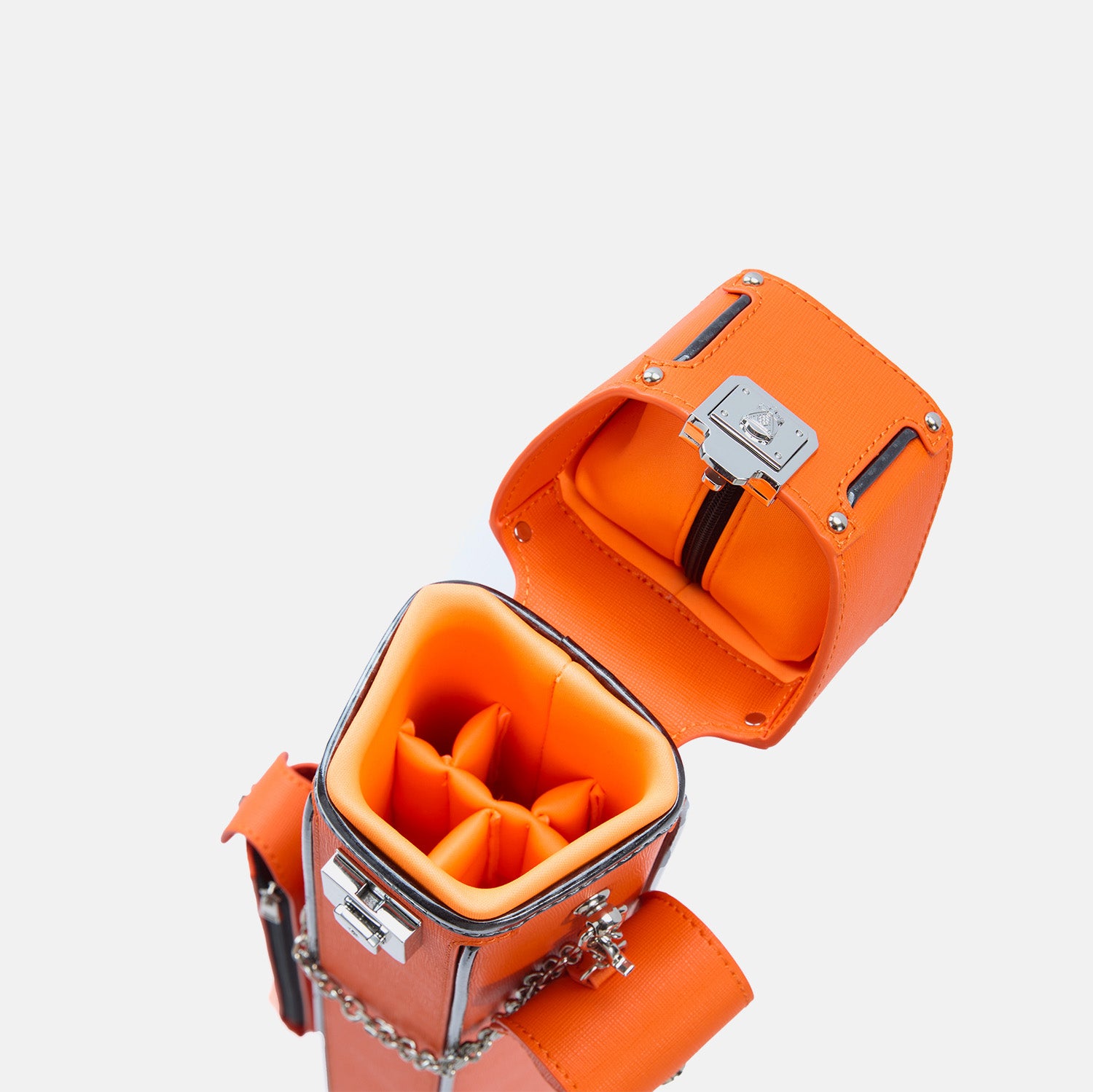 Diamond cue case-White