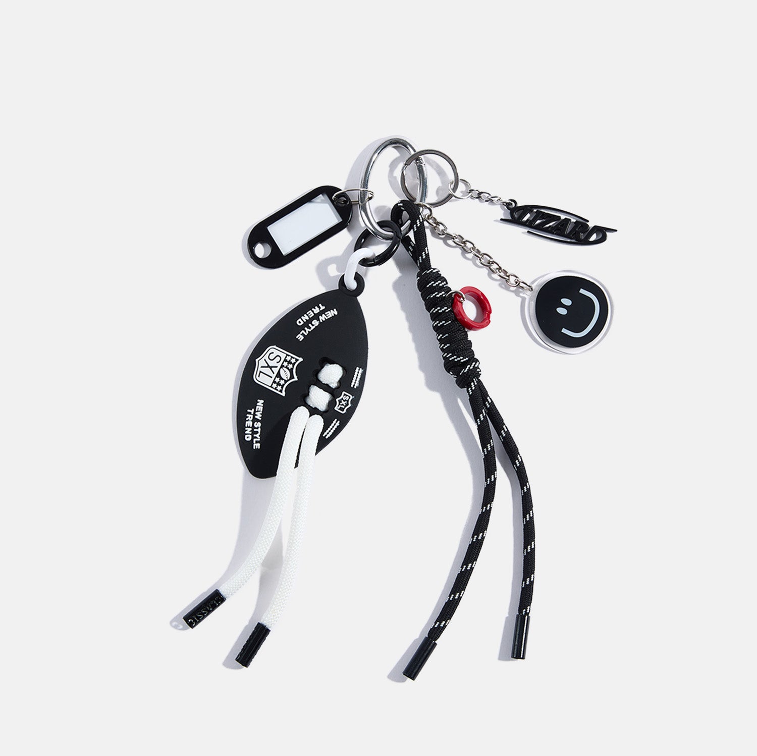 Black & White Cool Symbol Knot Charm