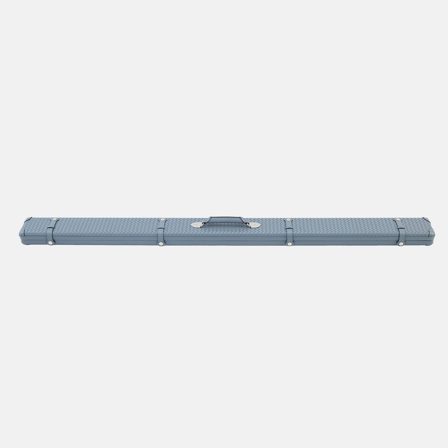 Weaving pattern 3 slots cue case-Grey