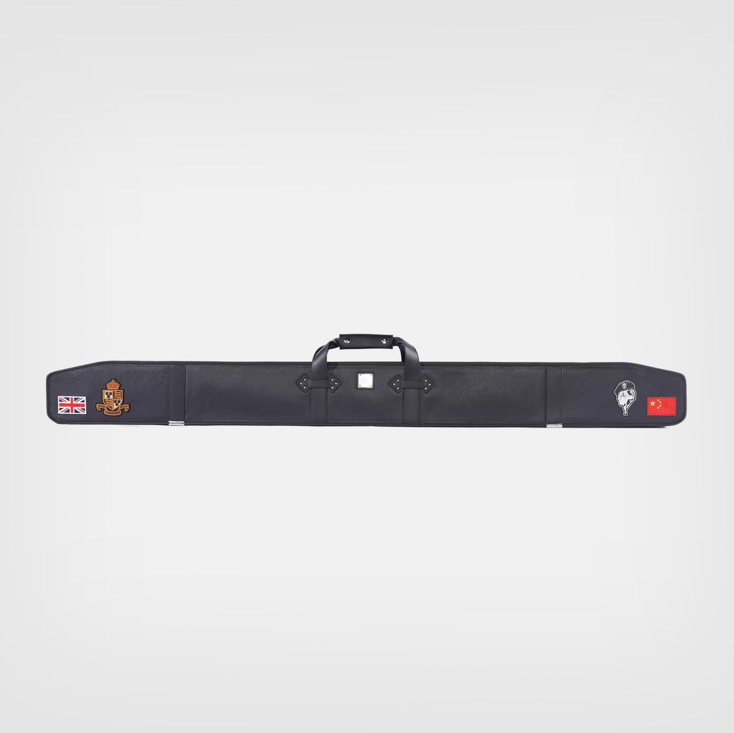 Snooker cue case protective cover-Black(Pebbled leather)