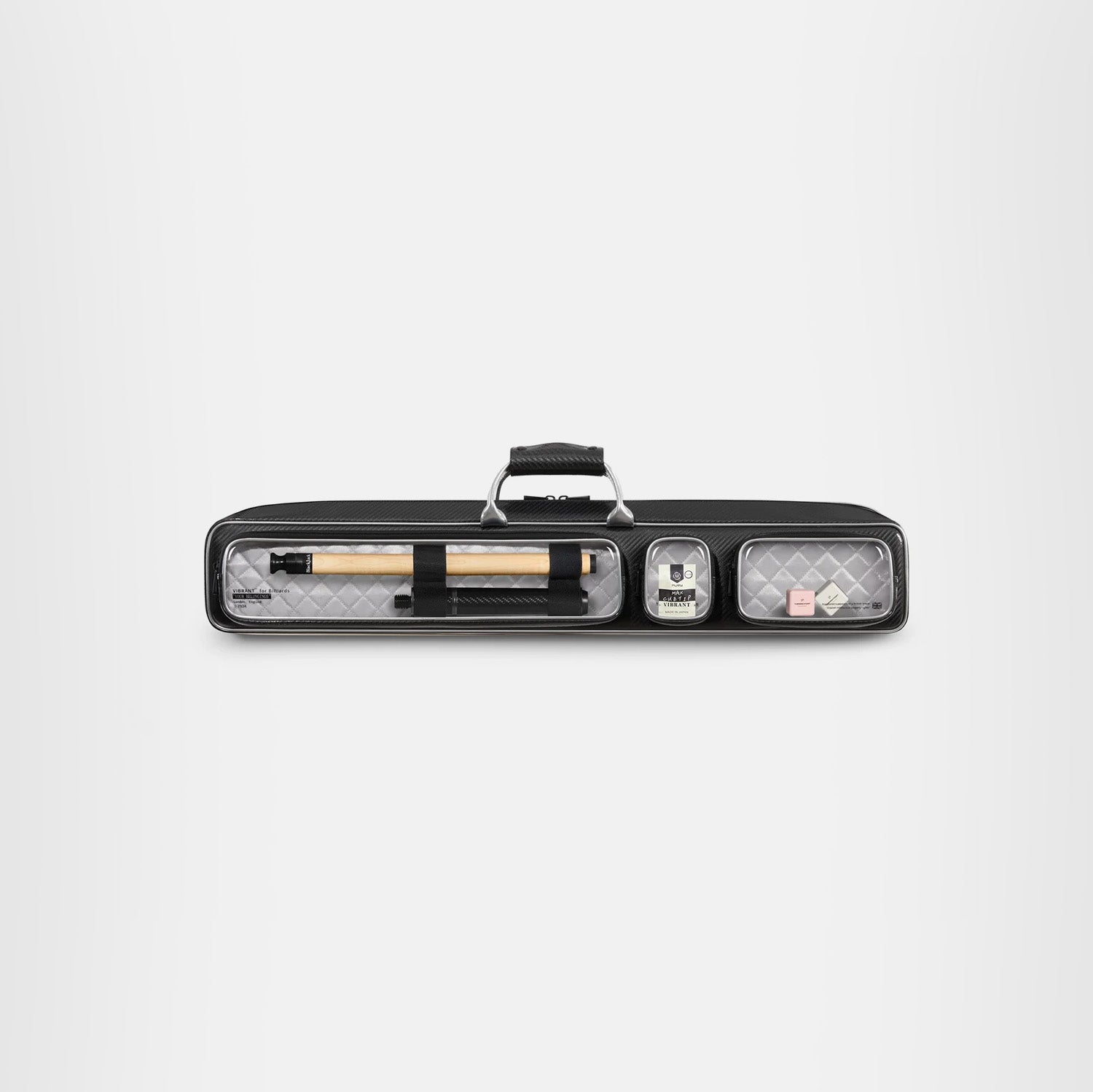 Holographic cue bag-Midnight Black