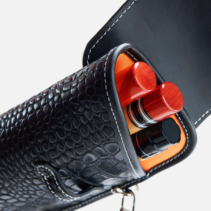 Knife cue bag-Crocodile Pattern