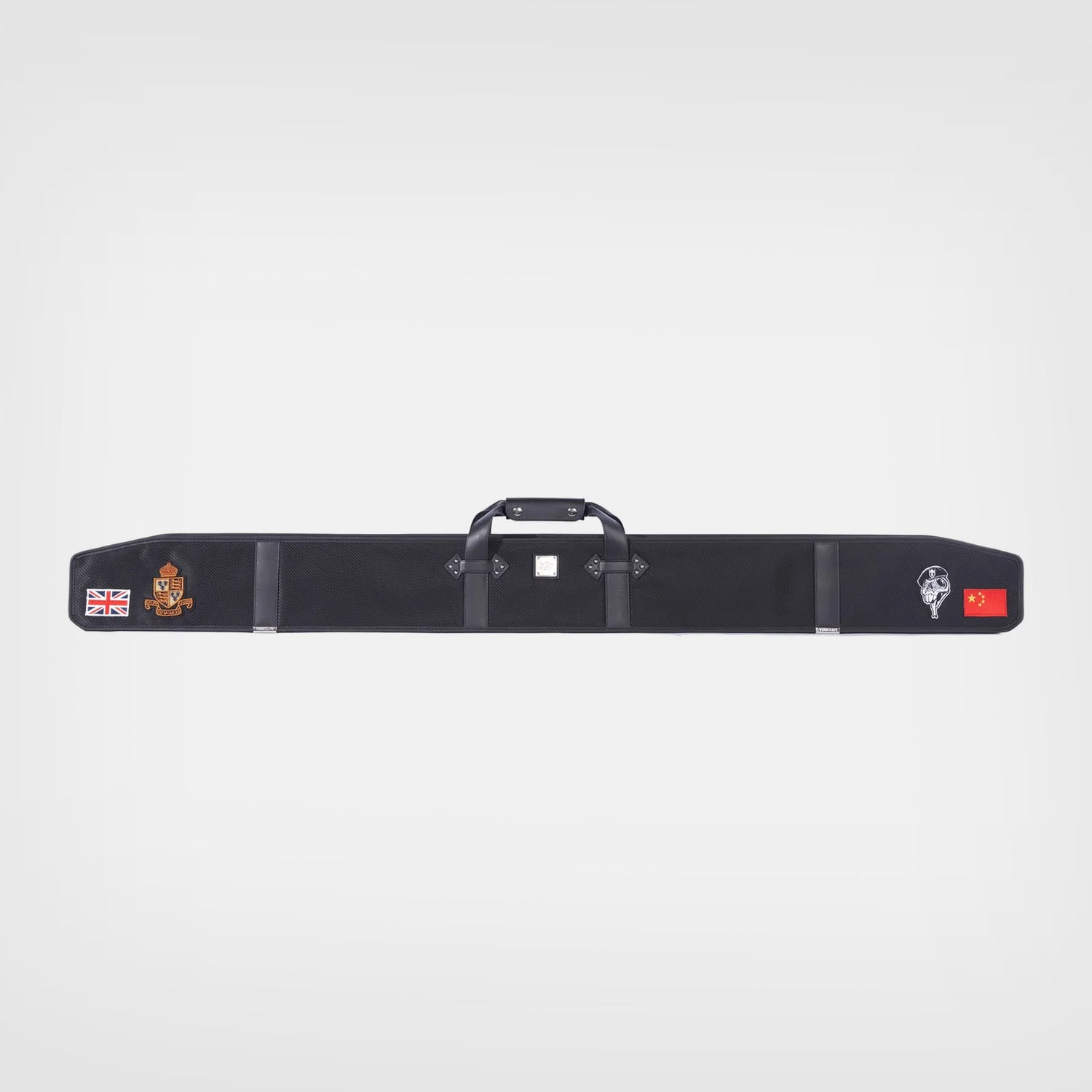 Snooker cue case protective cover -Black(Fabric with leather)