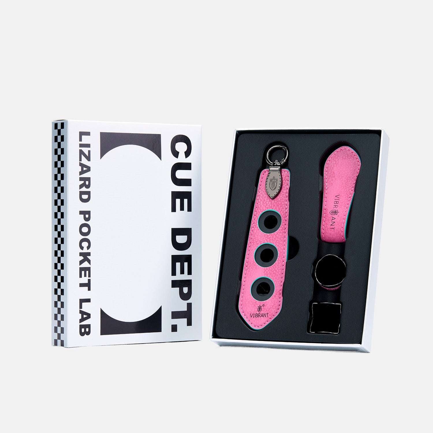 Rainbow Billiard Accessories Kit-Magenta