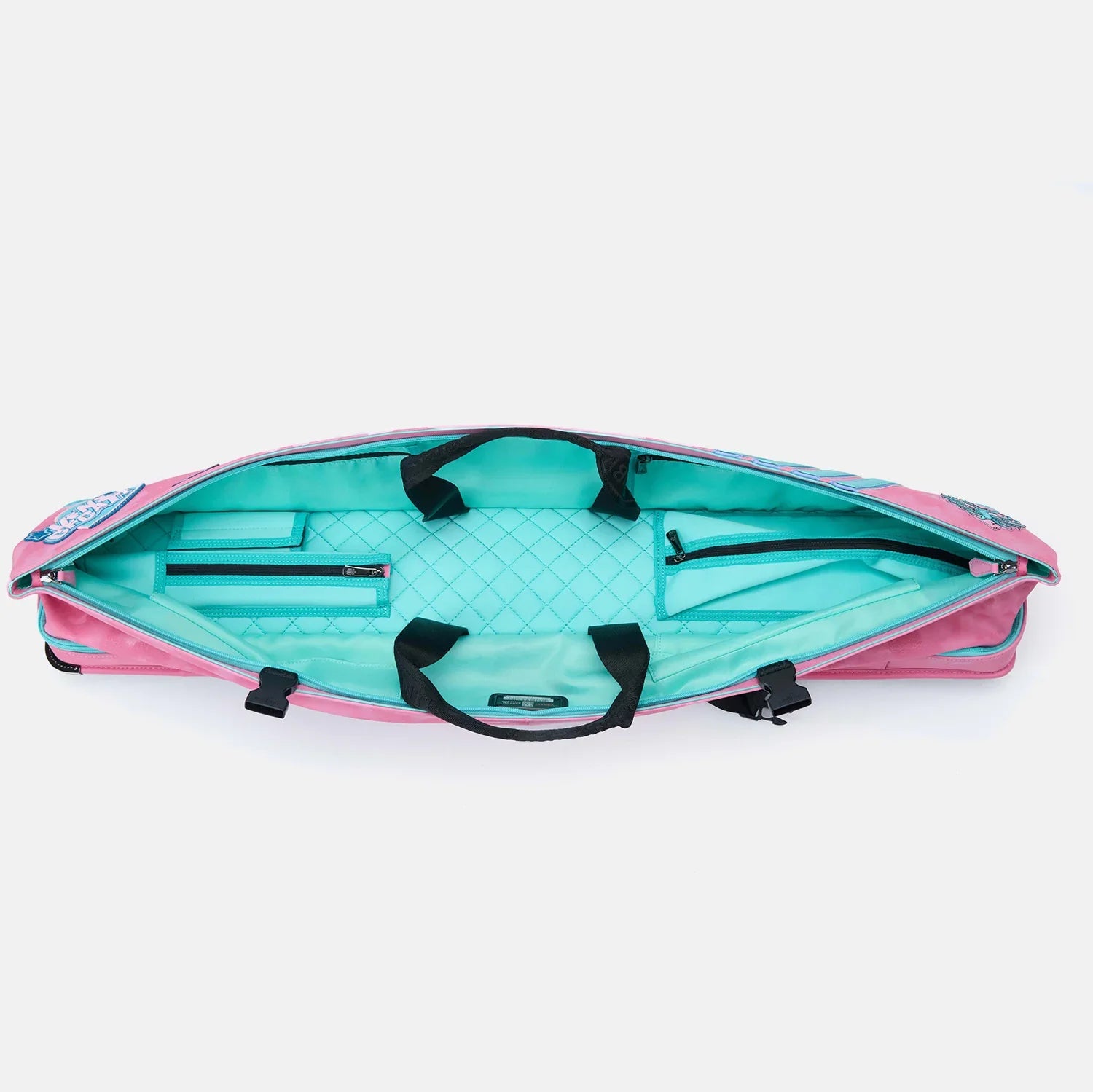 Rainbow cue bag-Miami Pink