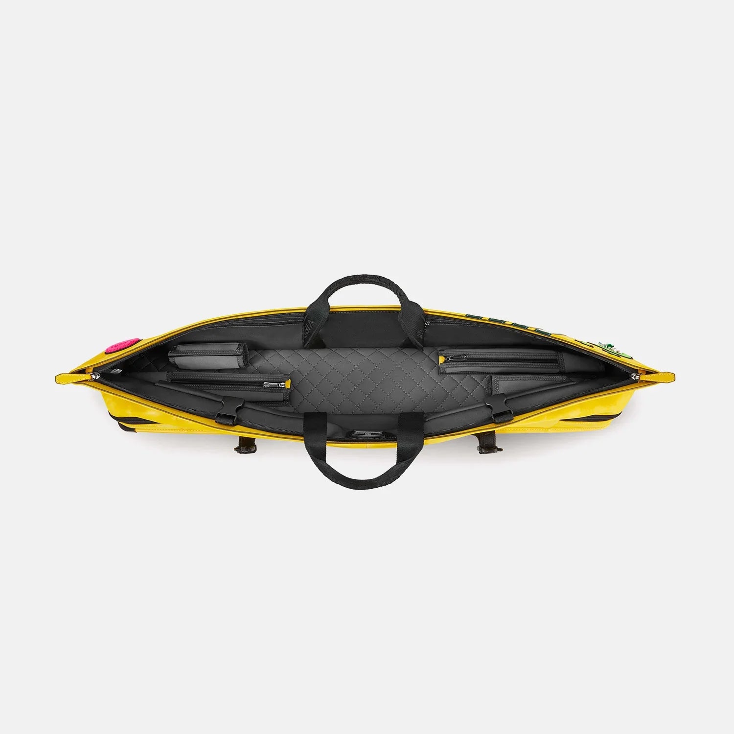 Rainbow cue bag-Naples Yellow