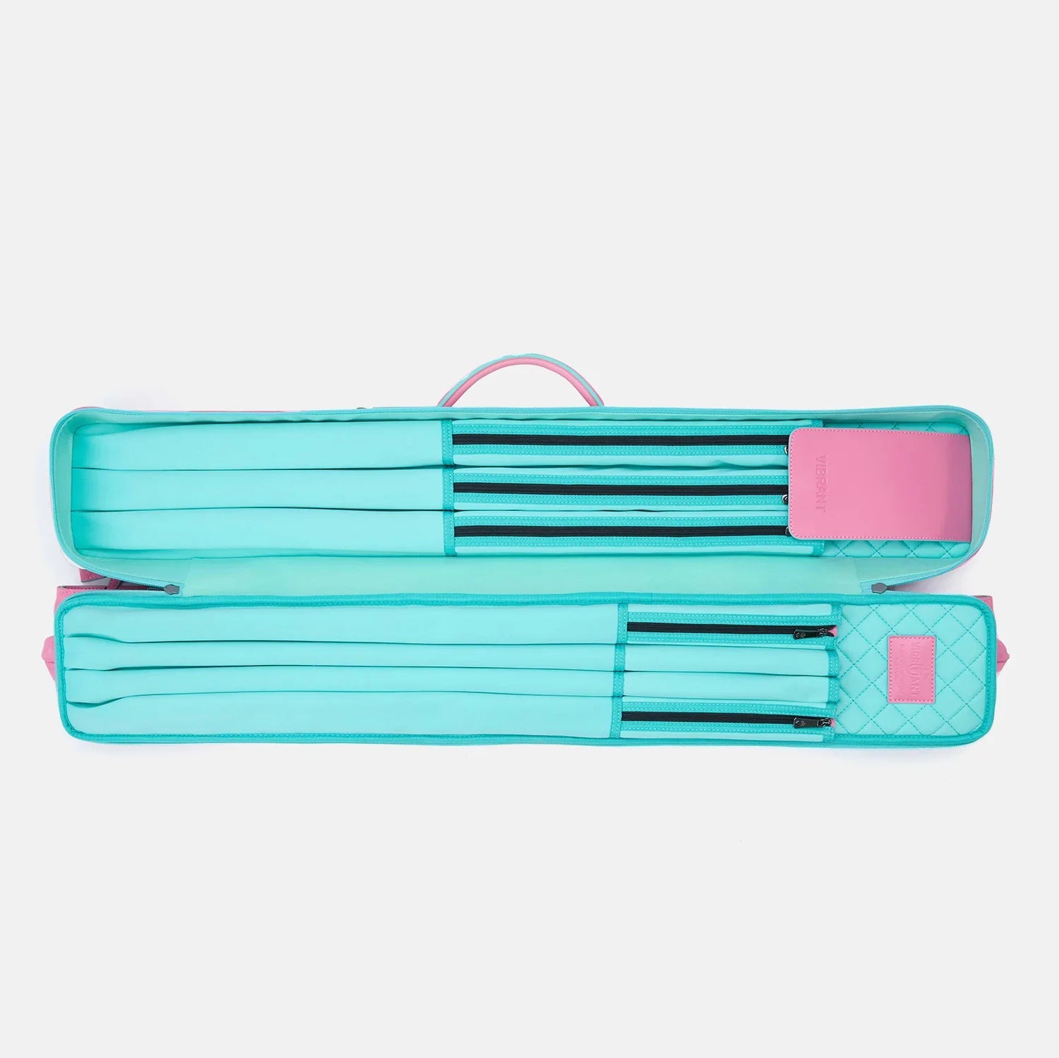 Rainbow cue bag-Miami Pink