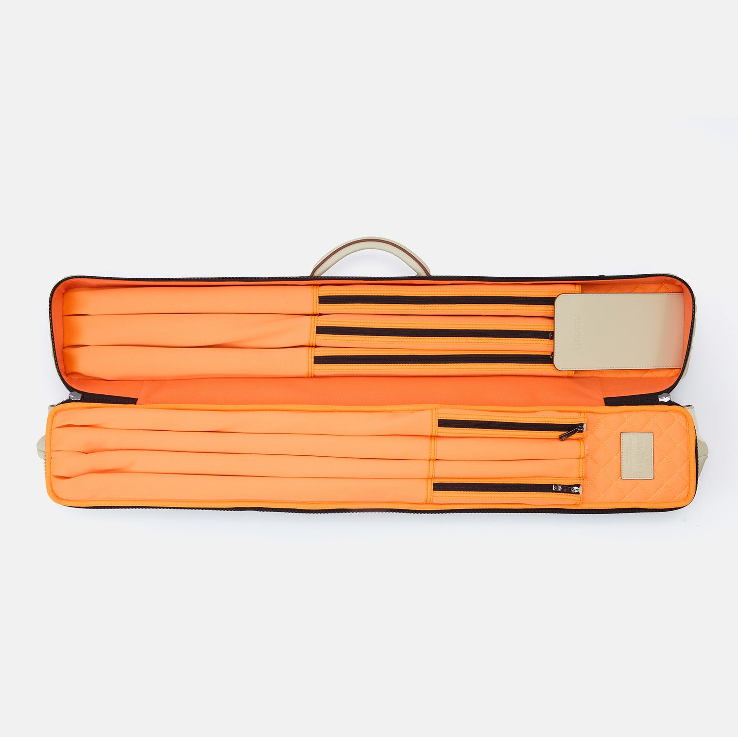 Rainbow cue bag-Creamy White