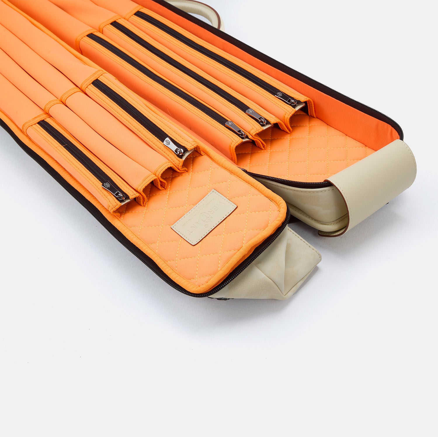 Rainbow cue bag-Creamy White