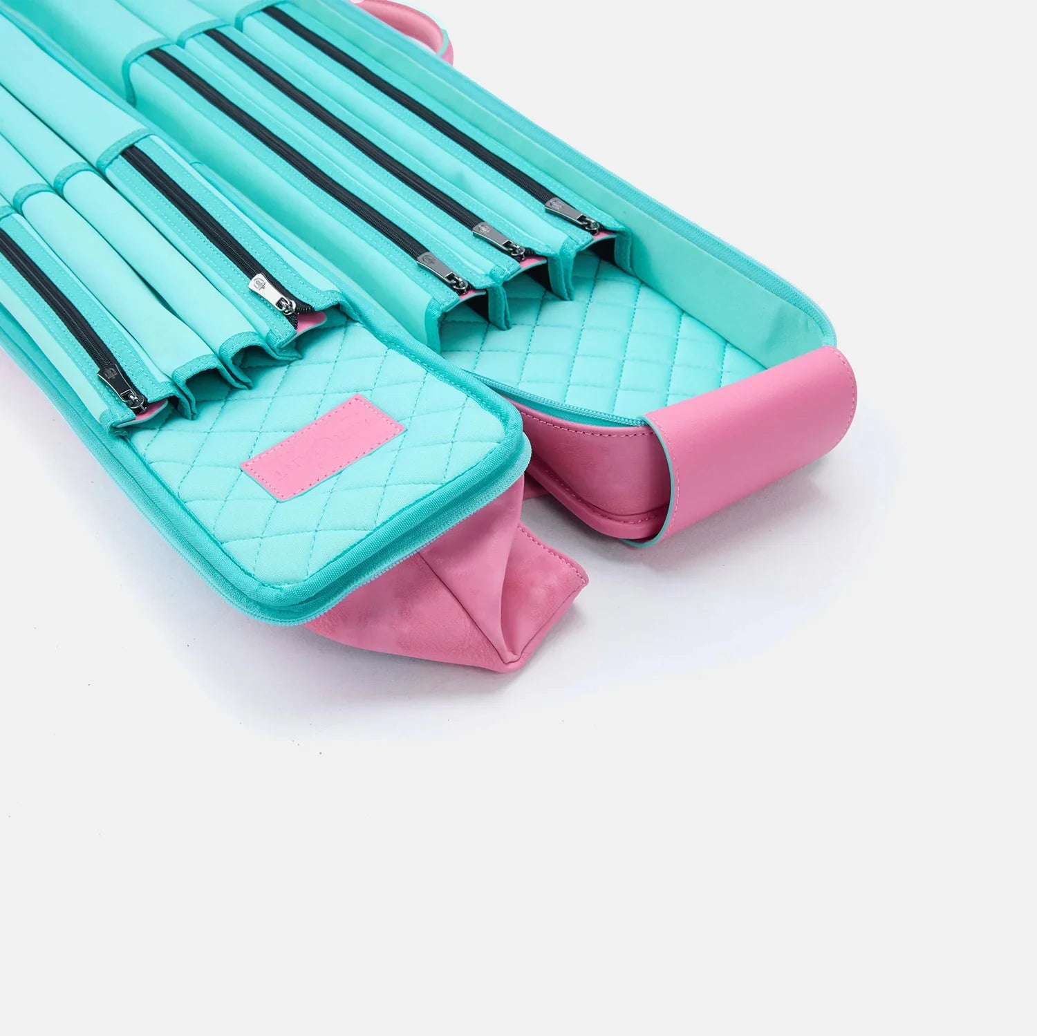 Rainbow cue bag-Miami Pink