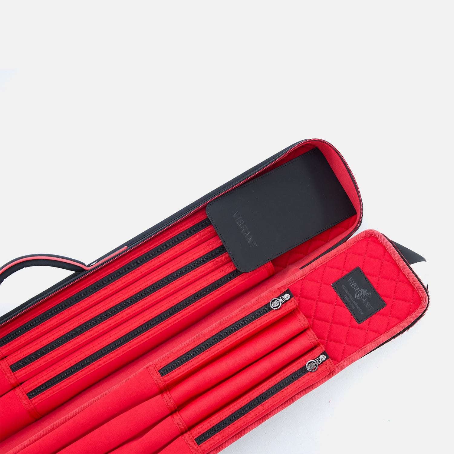 Black&White star cue bag-White