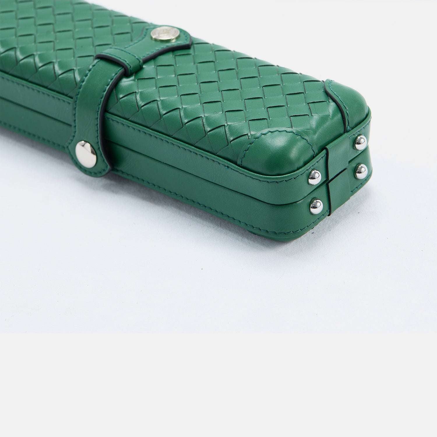 Weaving pattern snooker cue case-Orange