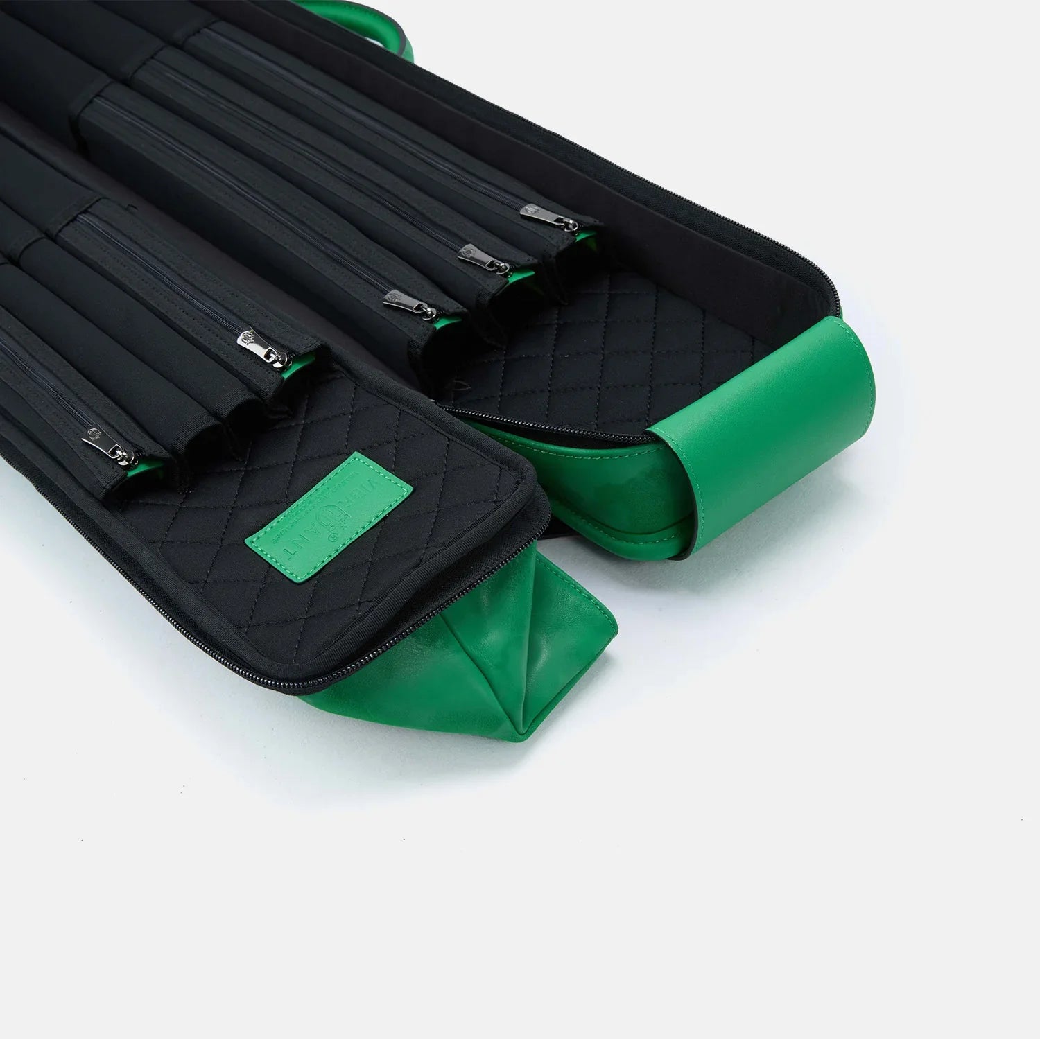 Rainbow cue bag-Parrot Green