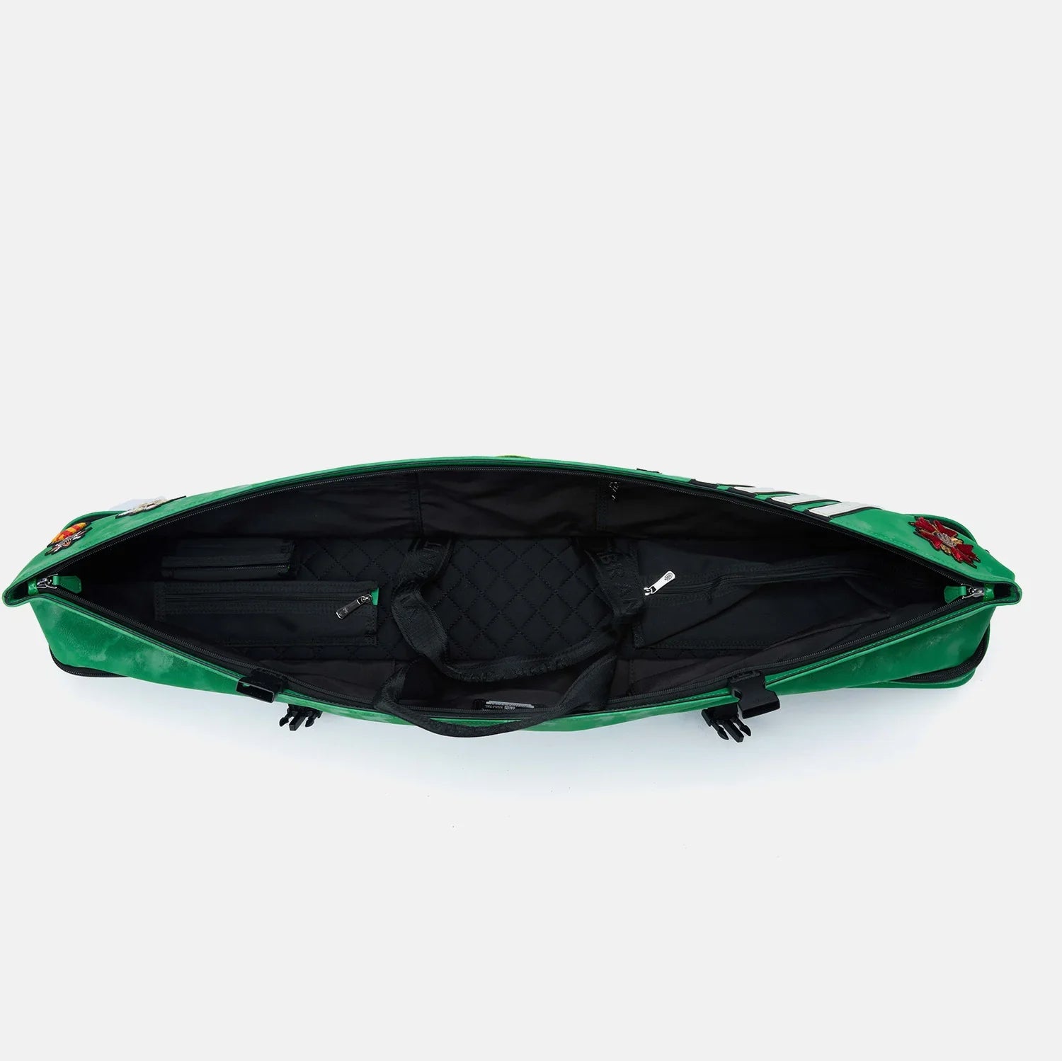 Rainbow cue bag-Parrot Green