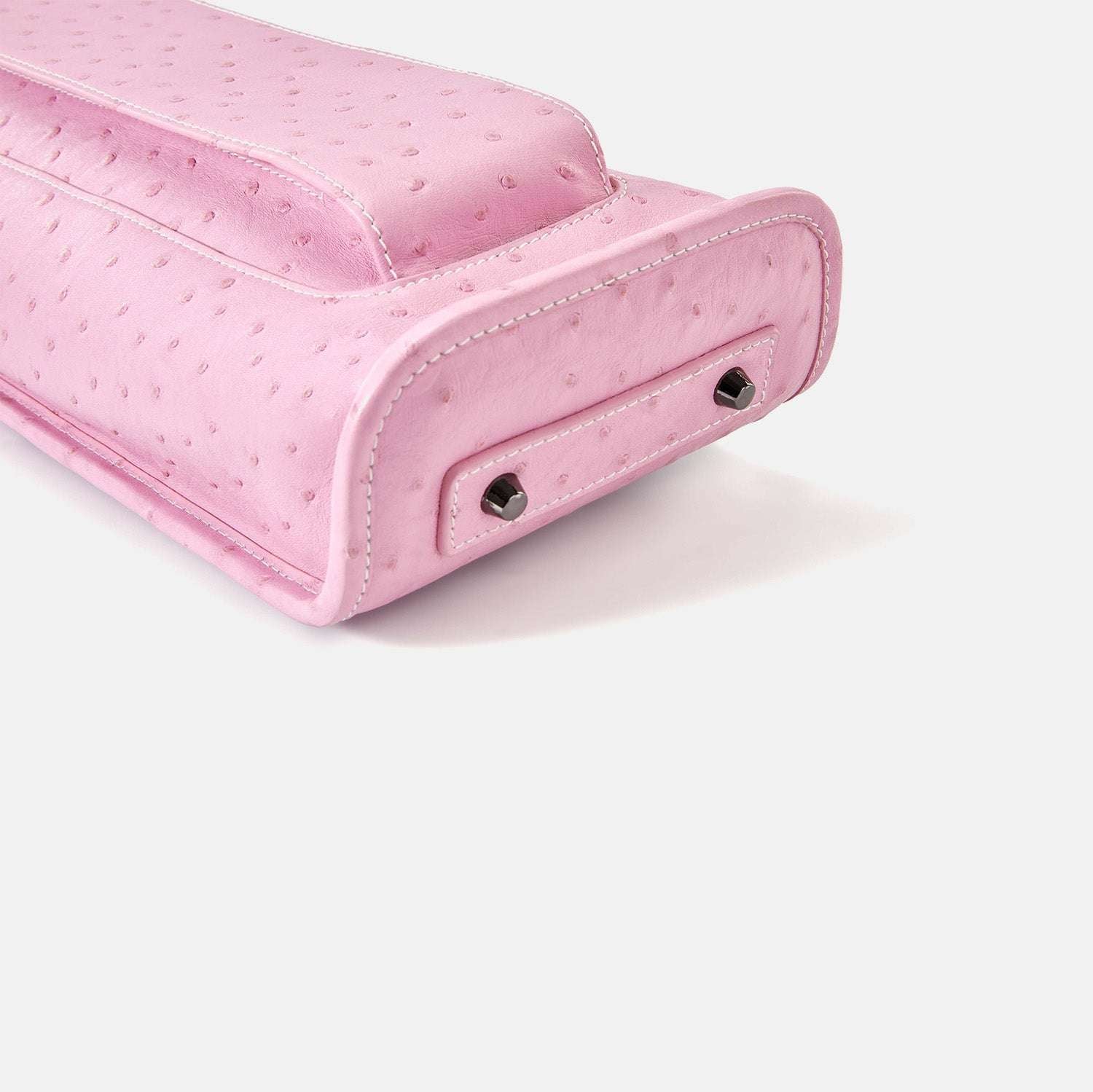 Piaget ostrich pattern cue bag-Pink