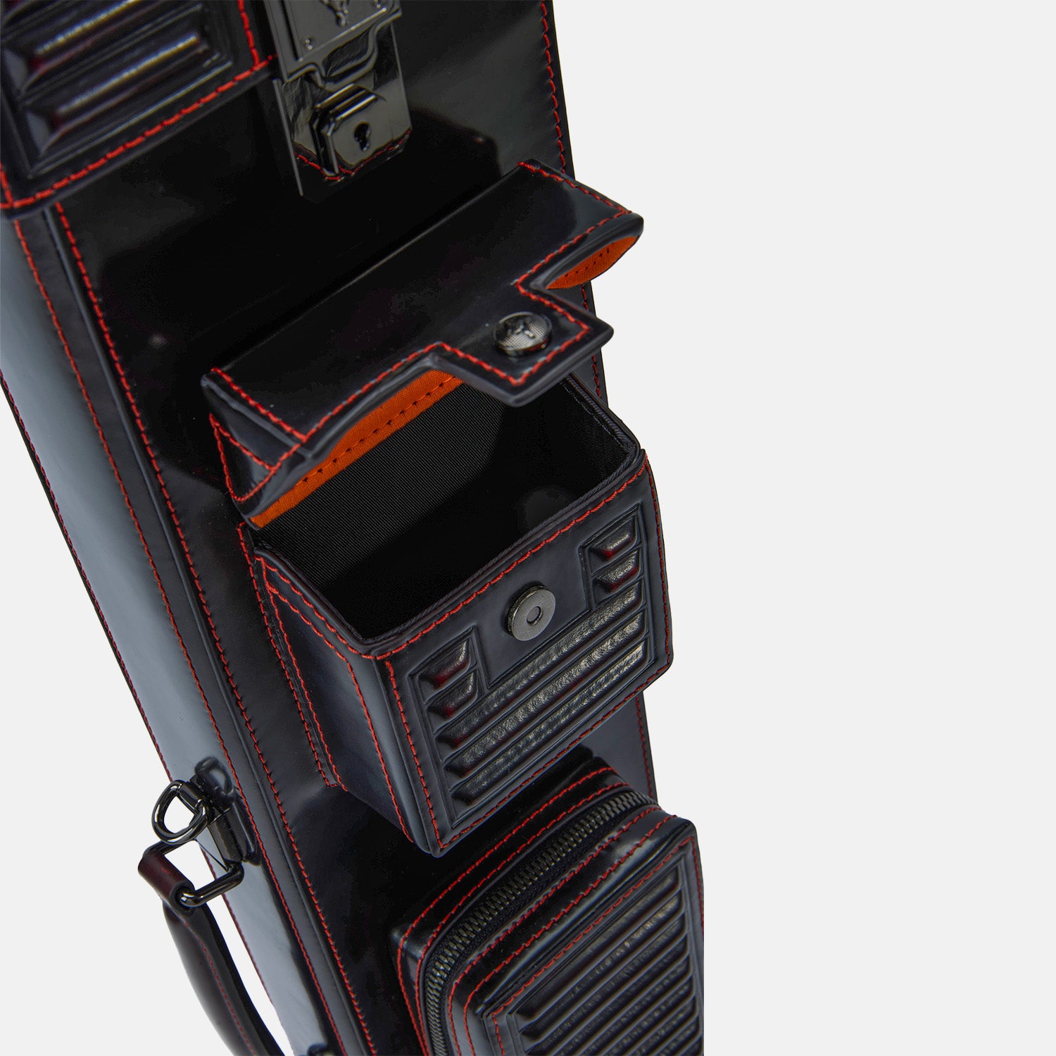 Washboard cue case-Black