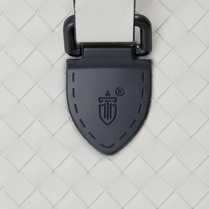 Weaving pattern 3 slots cue case-Grey