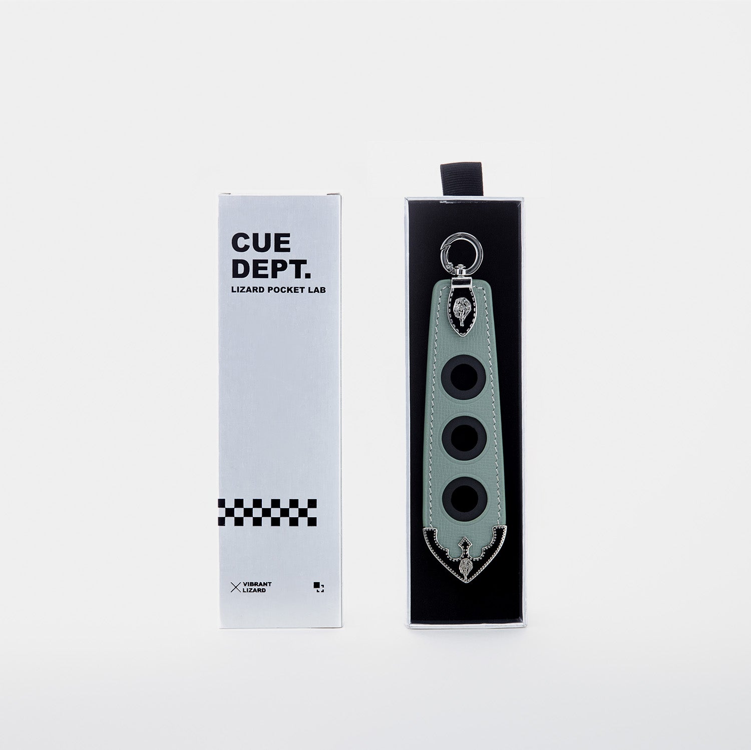 LIZARD Cue Butt Collector-Light Green