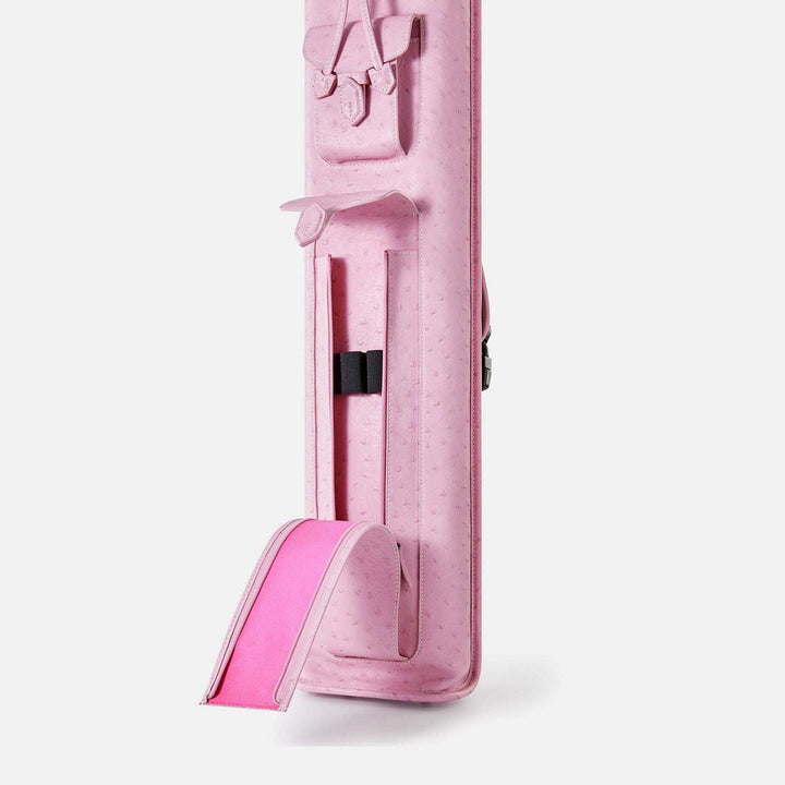 Piaget ostrich pattern cue bag-Pink