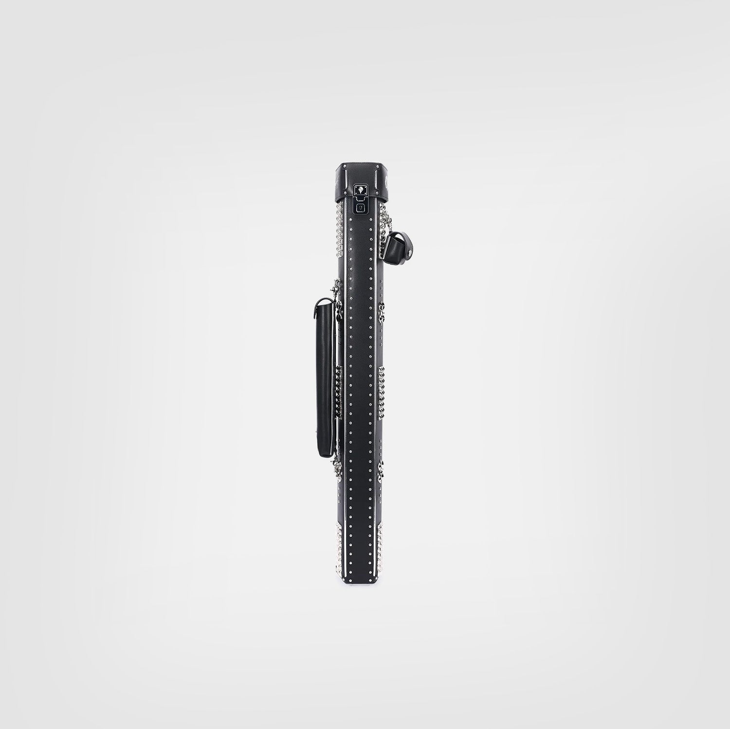 Tumei-Tonglu joint model cue case–Black & Silver Edition(Ripple Texture)