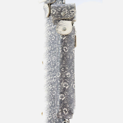 Lizard Lizard-embossed Knife Series Cue Case 2B3S