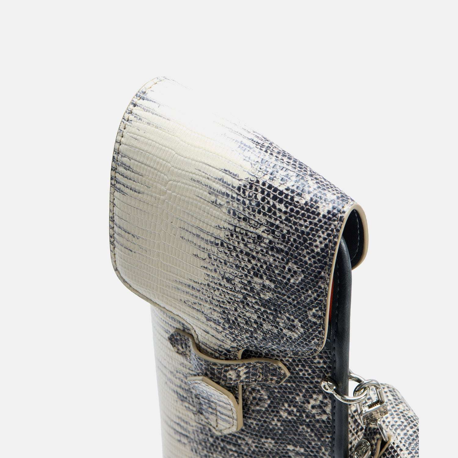 Lizard Lizard-embossed Knife Series Cue Case 2B3S