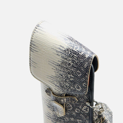 Lizard Lizard-embossed Knife Series Cue Case 2B3S