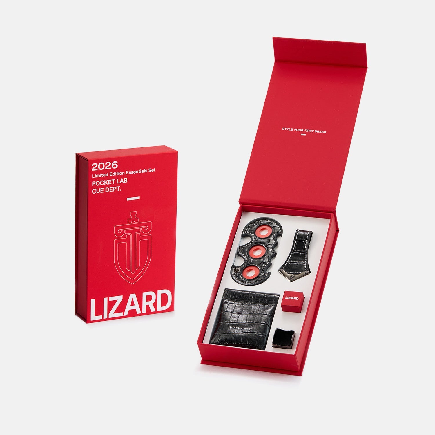 LIZARD New Year Gift Box – Premium Pool Cue Accessories Gift Set