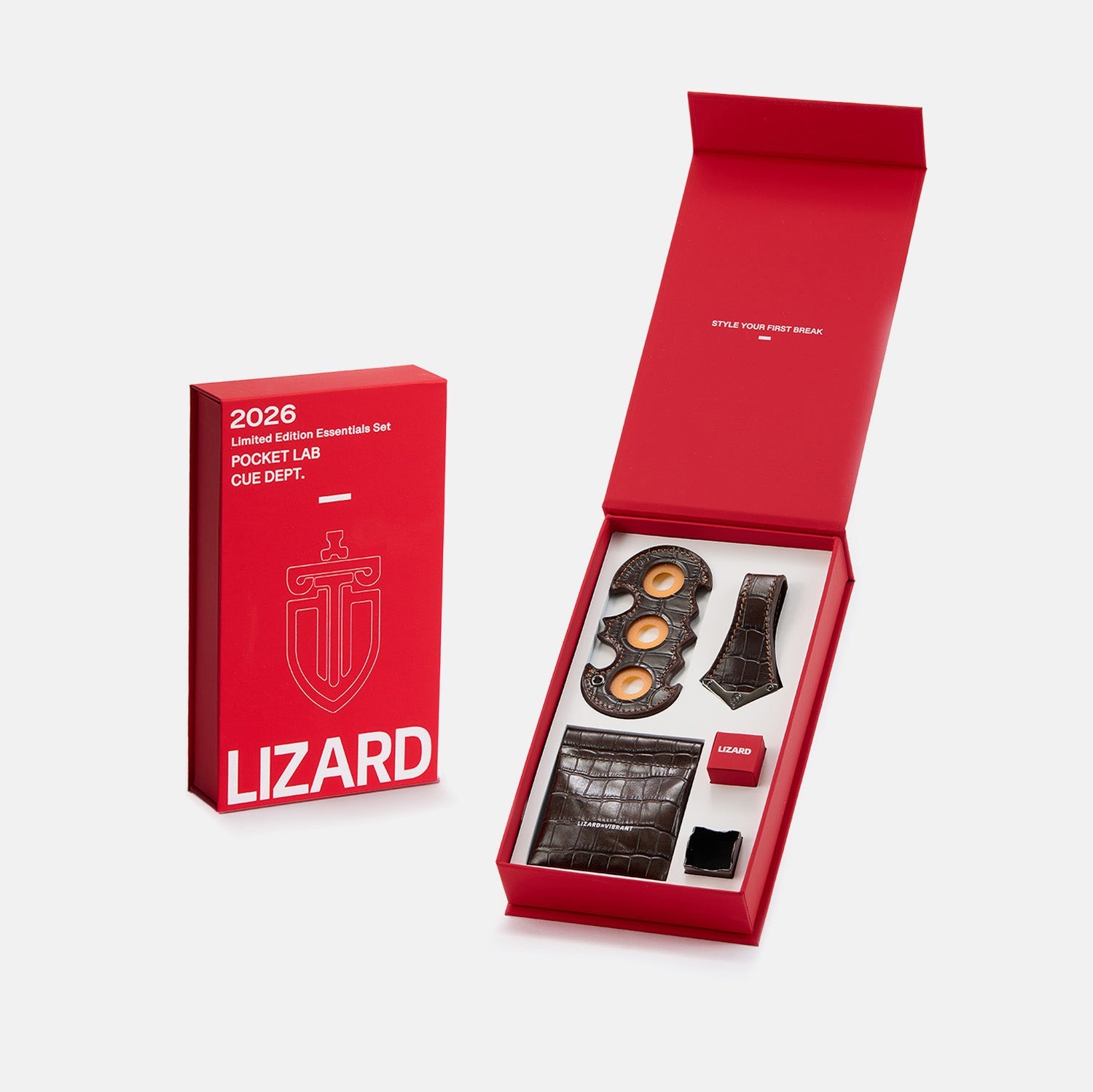 LIZARD New Year Gift Box – Premium Pool Cue Accessories Gift Set