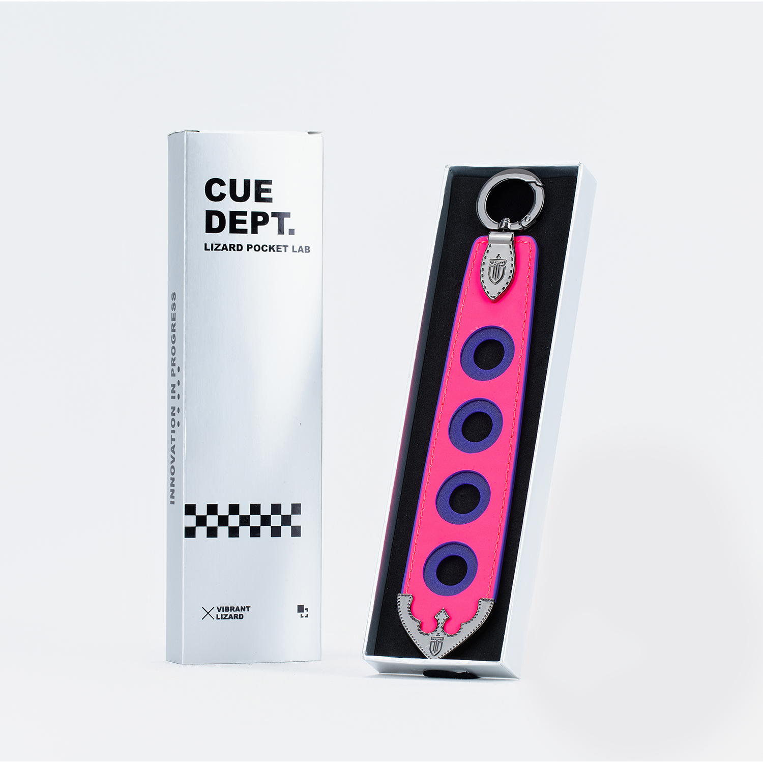 Lizard 4-Hole Cue Butt Collector-Fluorescent
