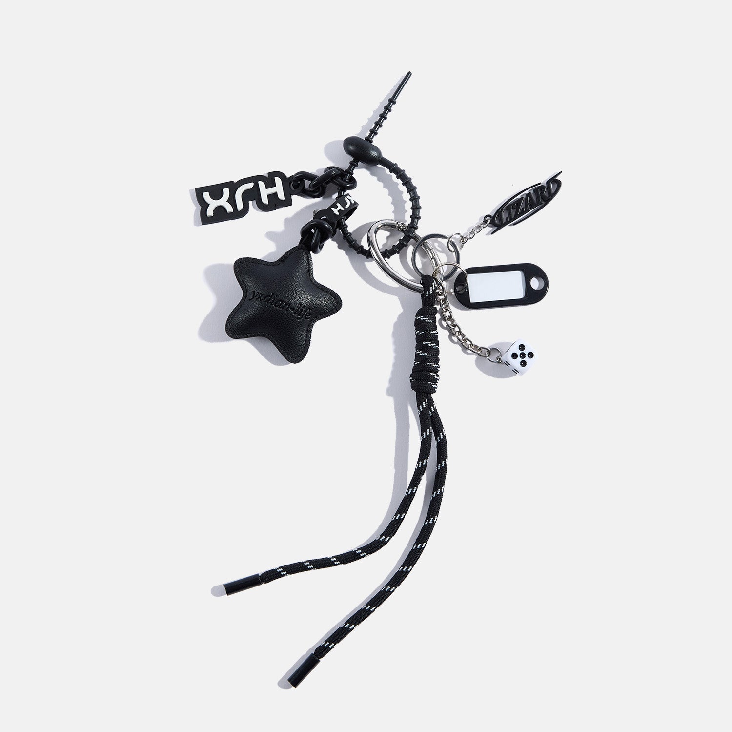 Lizard Cue Case Charm Star Black