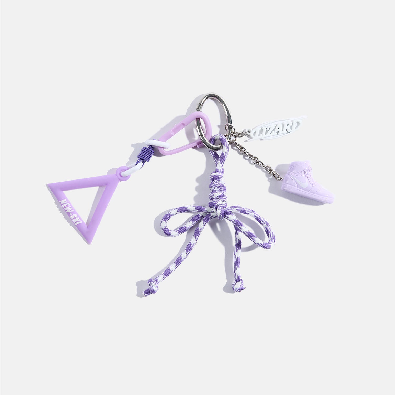 Lizard Charm#color_neon-purple-sneaker-charm